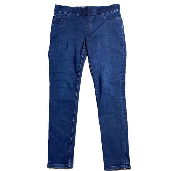 Lauren Ralph Lauren Women’s Pull On Ankle Jeans Sz 8 Minimalist Classic Momcore - Picture 1 of 10